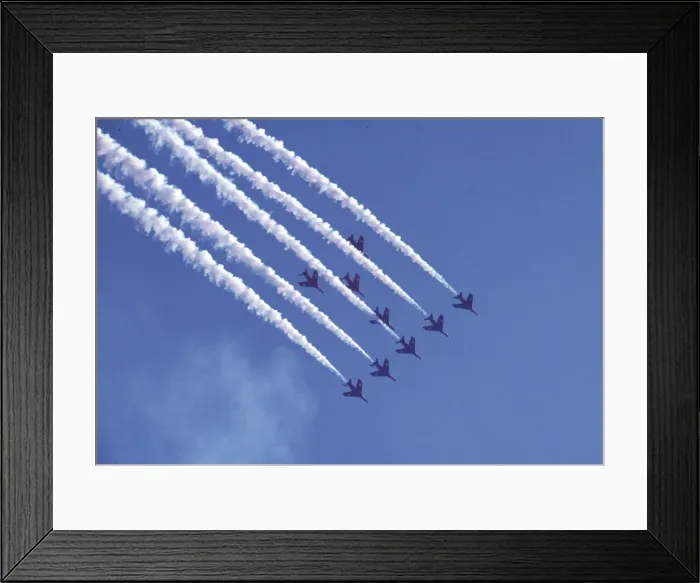 Framed Print : Folland Gnats RAF Red Arrows Wineglass Framed Print : Folland Gnats RAF Red Arrows Wineglass