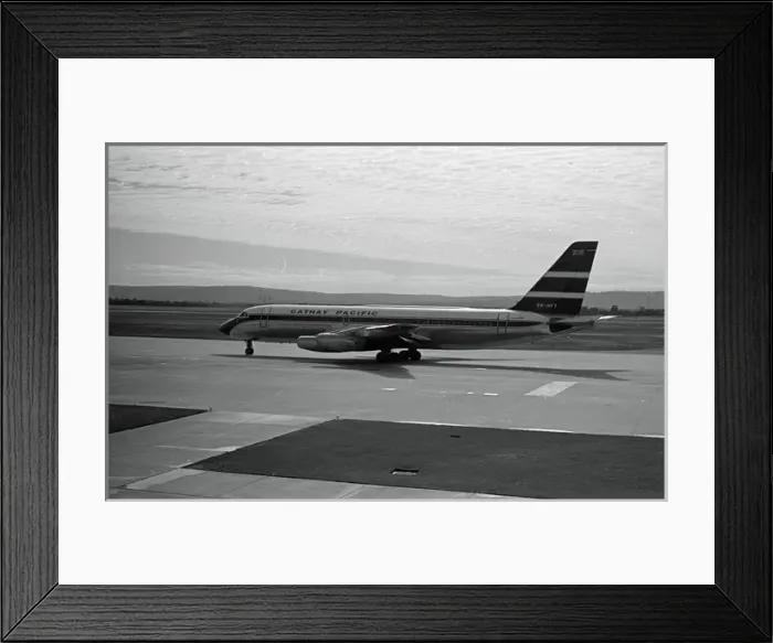 Framed Print : Convair CV880M VR-HFT Cathay Pacific Kai Tak Hong Kong 1965 Framed Print : Convair CV880M VR-HFT Cathay Pacific Kai Tak Hong Kong 1965
