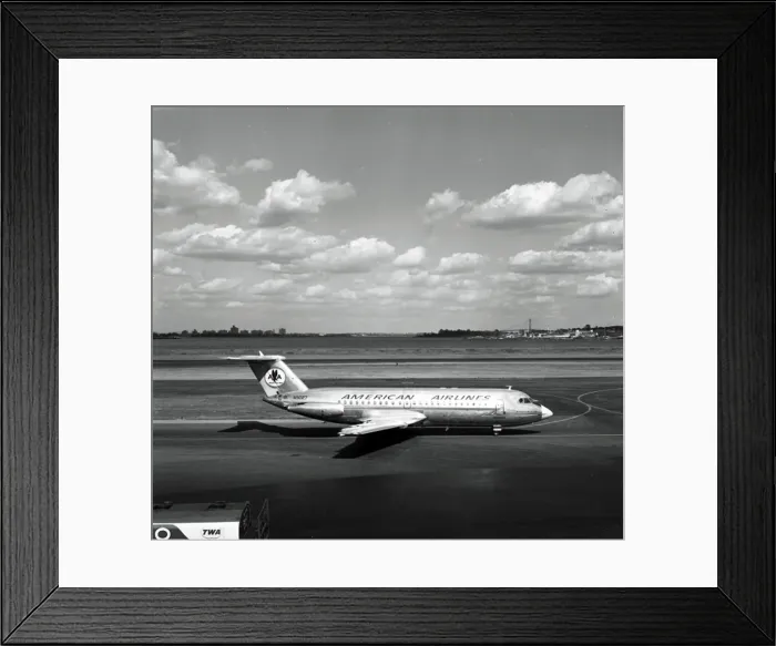 Framed Print : BAC 1-11-401 American Airlines La Guardia 1968 Framed Print : BAC 1-11-401 American Airlines La Guardia 1968