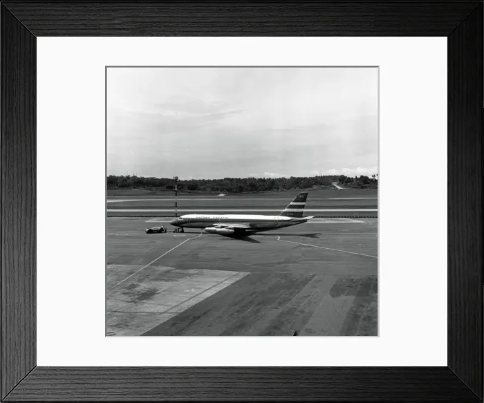 Framed Print : Convair CV880M VR-HGA Cathay Pacific Kuala Lumpur 1969 Framed Print : Convair CV880M VR-HGA Cathay Pacific Kuala Lumpur 1969