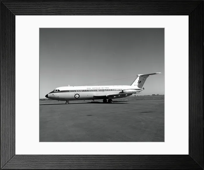 Framed Print : BAC 1-11 A12-124 RaF Mascot 1968 Framed Print : BAC 1-11 A12-124 RaF Mascot 1968