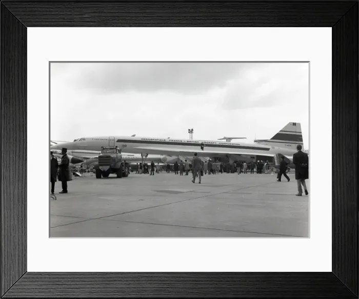 Framed Print : Aerospatiale-BAC Concorde F-WTSS Paris Le Bourget 1971 Framed Print : Aerospatiale-BAC Concorde F-WTSS Paris Le Bourget 1971