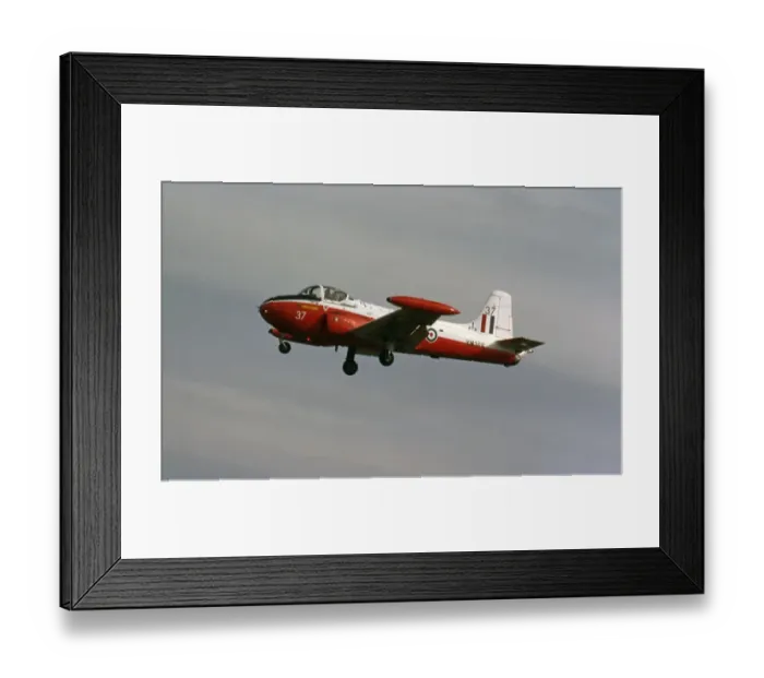 Framed Print : Hunting Percival Jet Provost T. 3 1FTS Leeming 1980