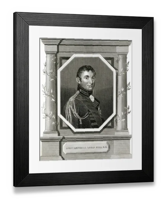Framed Print : Rowland 1st Viscount Hill - Millitary Commander Framed Print : Rowland 1st Viscount Hill - Millitary Commander