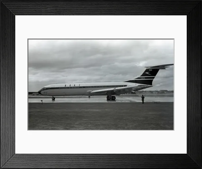 Framed Print : Vickers VC10 G-ARTA BOAC prototype Farnborough 1962 Framed Print : Vickers VC10 G-ARTA BOAC prototype Farnborough 1962