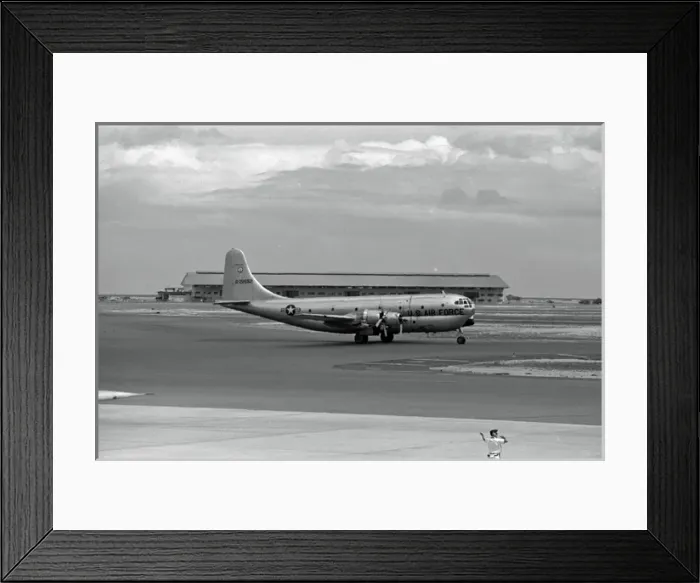 Framed Print : Boeing C-97 Stratocruiser 22652 Tennessee ANG Honolulu 1967