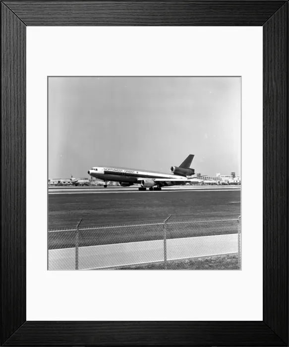 Framed Print : Douglas DC-10-40 N152US Northwest Orient Miami 1975 Framed Print : Douglas DC-10-40 N152US Northwest Orient Miami 1975