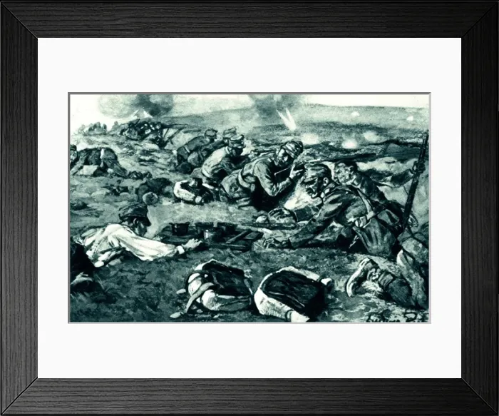 Framed Print : WW1 - Eastern Front - Dinner for Austrian soldiers delivered Framed Print : WW1 - Eastern Front - Dinner for Austrian soldiers delivered