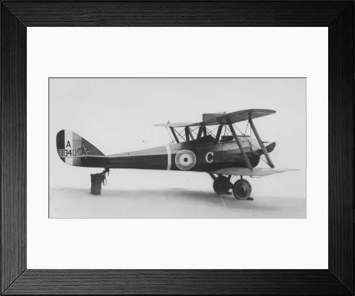 Framed Print : Airco DH5 of No32 Sdn-back staggered wings improved pil Framed Print : Airco DH5 of No32 Sdn-back staggered wings improved pil