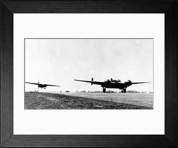 Framed Print : Armstrong Whitworth AW 41 Albermarle-seen here towing a Framed Print : Armstrong Whitworth AW 41 Albermarle-seen here towing a
