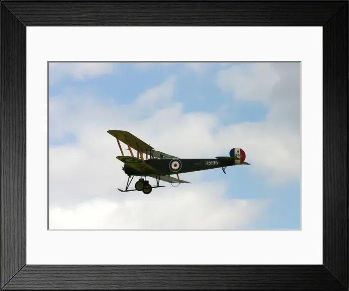 Framed Print : Avro 504K (aft) - Photo by Hugh W. Cowin - Old Warden Framed Print : Avro 504K (aft) - Photo by Hugh W. Cowin - Old Warden