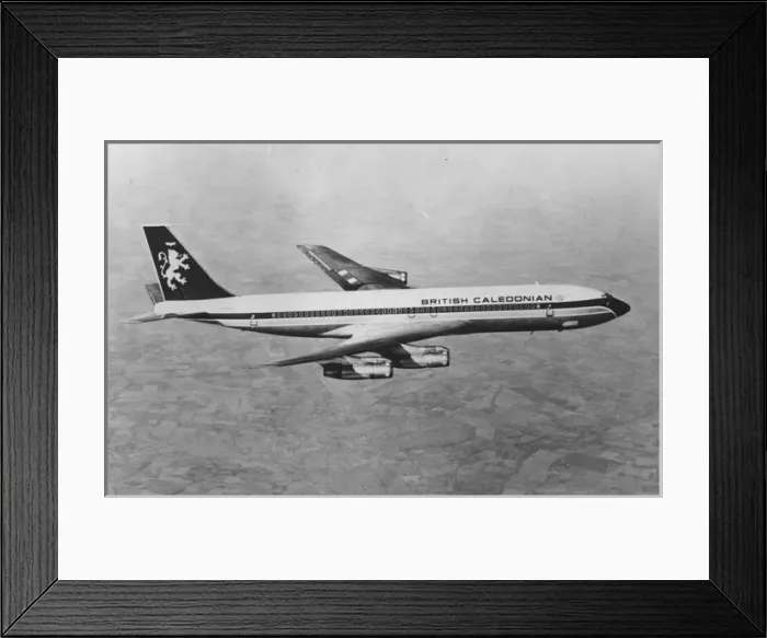 Framed Print : Boeing 707-320C - British Caledonian Framed Print : Boeing 707-320C - British Caledonian