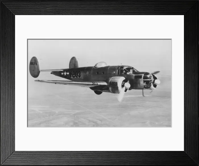 Framed Print : Beech AT-11-this adaptation of the Beech 18 was used to Framed Print : Beech AT-11-this adaptation of the Beech 18 was used to