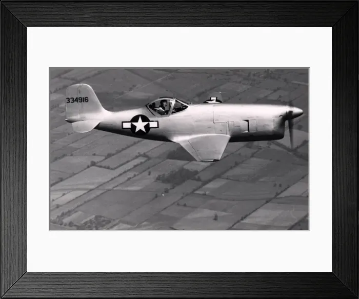 Framed Print : Bell XP-77-a one off lightweight fighter built of wood Framed Print : Bell XP-77-a one off lightweight fighter built of wood