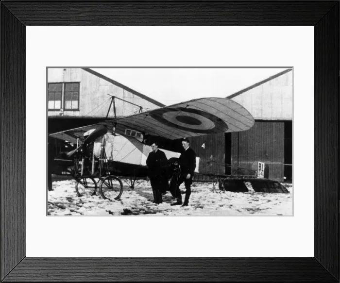 Framed Print : Bleriot Parasol (forward view, on the ground) of 1548 Framed Print : Bleriot Parasol (forward view, on the ground) of 1548