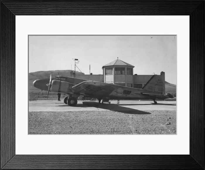 Framed Print : Boeing 247D of Western Framed Print : Boeing 247D of Western