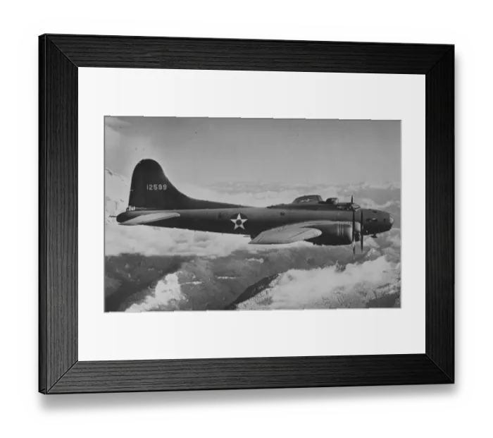 Framed Print : Boeing B-17E flying Framed Print : Boeing B-17E flying