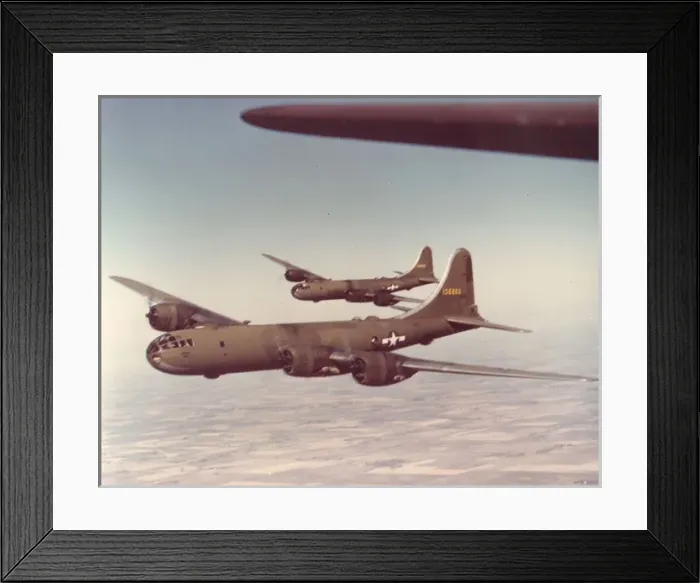 Framed Print : Boeing B-29 pair used in intensive development or Framed Print : Boeing B-29 pair used in intensive development or