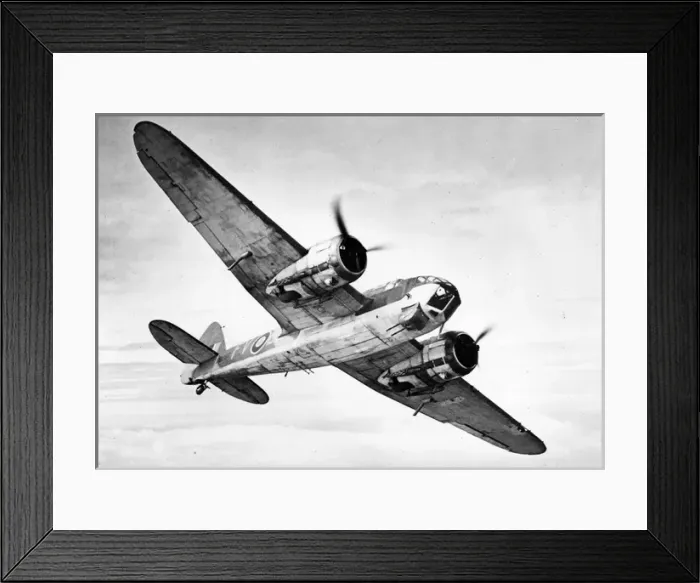 Framed Print : Bristol 149 Blenheim IV banking Framed Print : Bristol 149 Blenheim IV banking