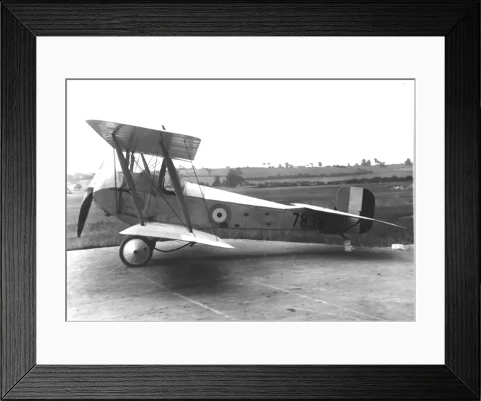 Framed Print : Bristol S2A, (side view, on the ground) Framed Print : Bristol S2A, (side view, on the ground)