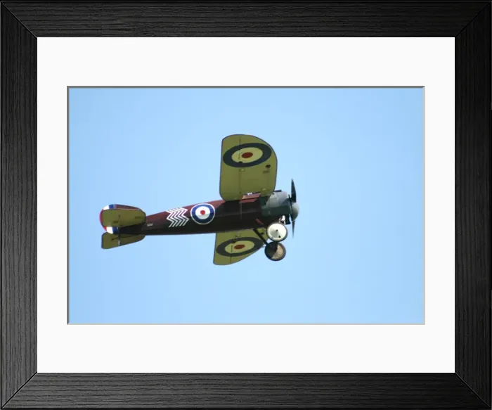 Framed Print : Bristol M1C under (side view) aloft - Photo by Hugh W
