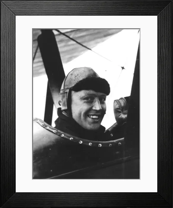 Framed Print : Raymond Collishaw, air ace, in his Sopwith Camel Framed Print : Raymond Collishaw, air ace, in his Sopwith Camel