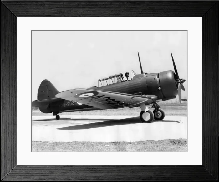 Framed Print : Commonwealth CA-7 Wirraway - a wartime Australian basic Framed Print : Commonwealth CA-7 Wirraway - a wartime Australian basic