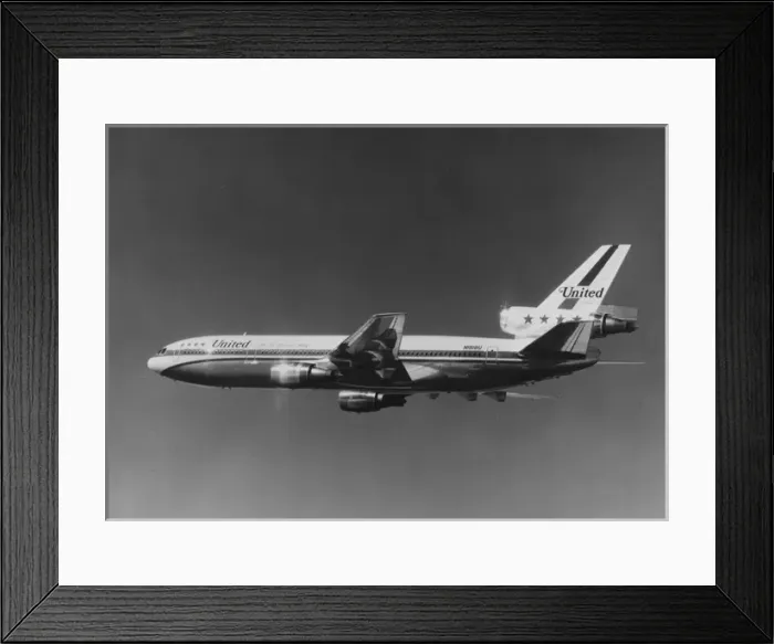 Framed Print : Douglas DC-10 10 United Framed Print : Douglas DC-10 10 United