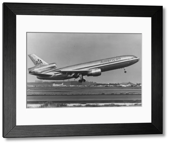 Framed Print : Douglas DC-10 10 1st Flight American Framed Print : Douglas DC-10 10 1st Flight American