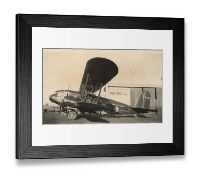 Framed Print : Curtiss Condor American, (side view, on the ground) Framed Print : Curtiss Condor American, (side view, on the ground)