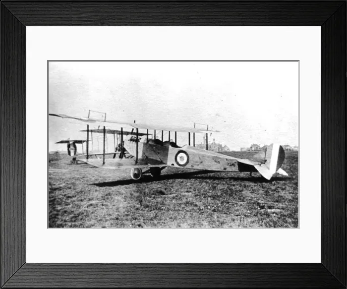 Framed Print : Curtiss JN or Jenny two-seater biplane