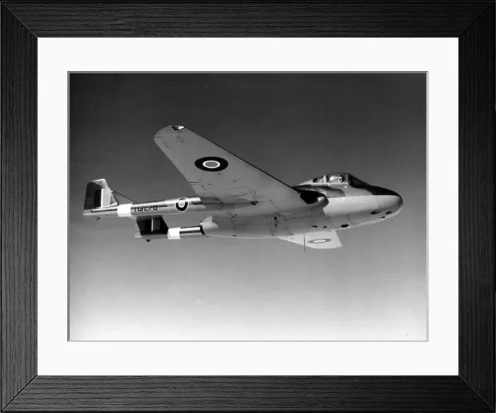 Framed Print : De Havilland DH100 Vampire I -the type was too late to Framed Print : De Havilland DH100 Vampire I -the type was too late to