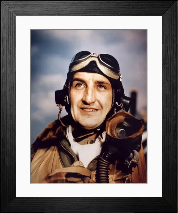 Framed Print : Gabreski, Franciss Pilot as Lt Col 56th Fighter Group Framed Print : Gabreski, Franciss Pilot as Lt Col 56th Fighter Group