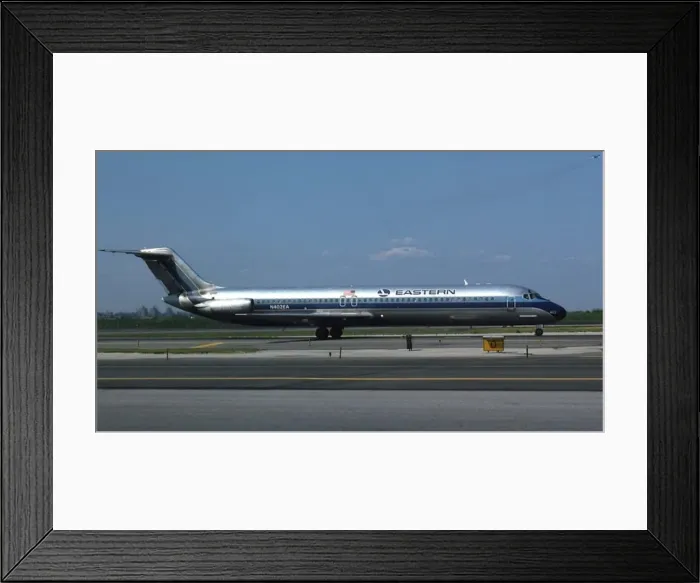 Framed Print : Douglas DC-9 51 of Easterns N402EA at La Guardia, July Framed Print : Douglas DC-9 51 of Easterns N402EA at La Guardia, July