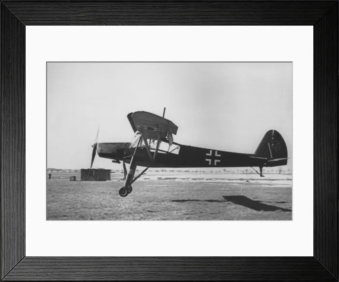 Framed Print : Fiesler Fi 156 Storch-used for tactical reconnaissance Framed Print : Fiesler Fi 156 Storch-used for tactical reconnaissance