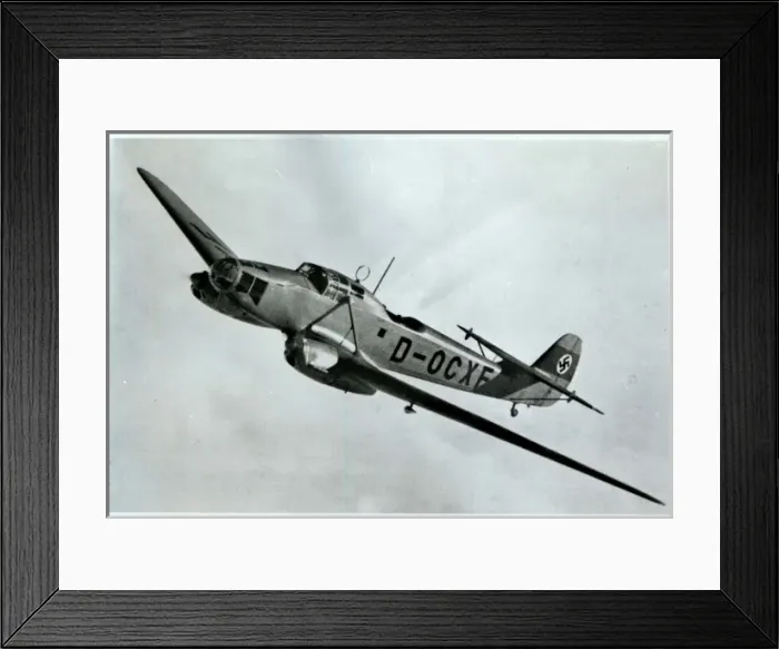 Framed Print : Focke Wulf FW 58C -one of the luftwaffes standard twin Framed Print : Focke Wulf FW 58C -one of the luftwaffes standard twin