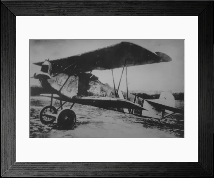 Framed Print : Fokker DVII, (forward view, on the ground) Framed Print : Fokker DVII, (forward view, on the ground)