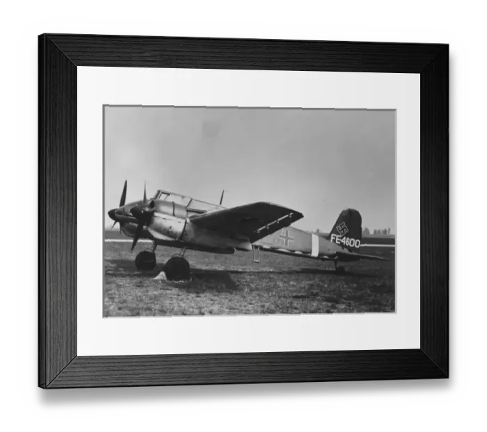 Framed Print : Henschel Hs 129B -heavily armed and armoured for close Framed Print : Henschel Hs 129B -heavily armed and armoured for close