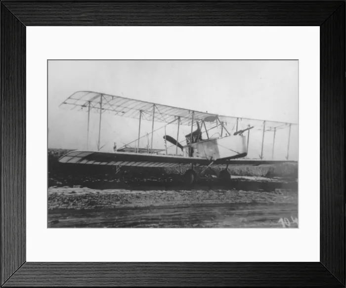 Framed Print : Friedrichshafen FF37 or CI two-seat biplane Framed Print : Friedrichshafen FF37 or CI two-seat biplane