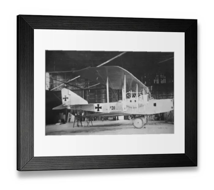 Framed Print : Friedrichshafen G II German three-man fighter plane Framed Print : Friedrichshafen G II German three-man fighter plane