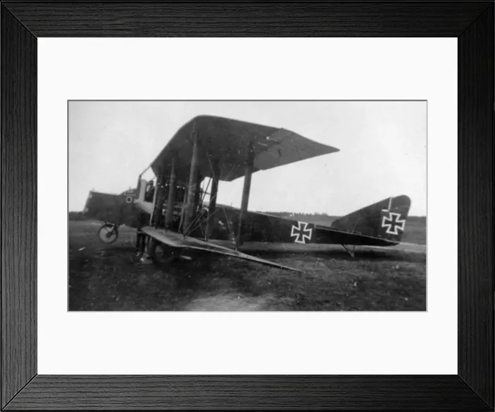 Framed Print : Friedrichshafen FF 45 GIII, (side view, on the ground) Framed Print : Friedrichshafen FF 45 GIII, (side view, on the ground)