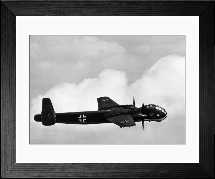 Framed Print : Junkers Ju 288V9 (side view), flying Framed Print : Junkers Ju 288V9 (side view), flying