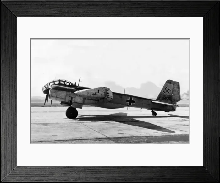 Framed Print : Junkers Ju 388K (side view, on the ground) Framed Print : Junkers Ju 388K (side view, on the ground)