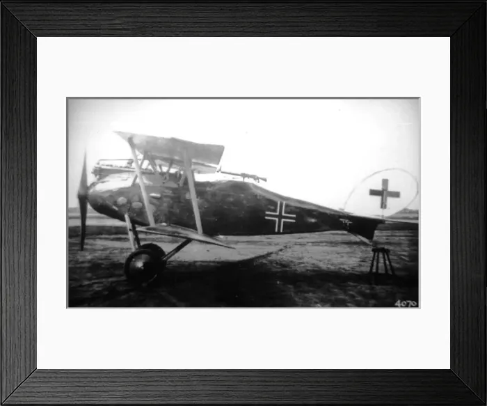 Framed Print : Halberstadt CVIII (side view, on the ground) Framed Print : Halberstadt CVIII (side view, on the ground)