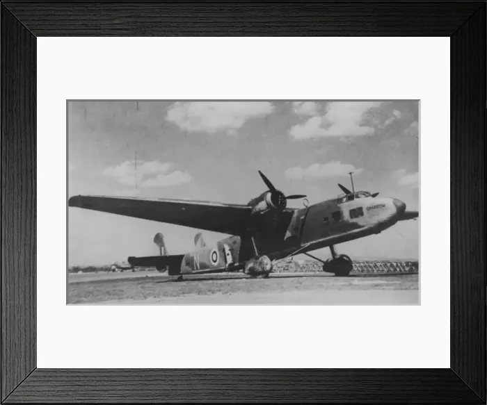Framed Print : Handley Page Harrow -relegated from bombing by late 193 Framed Print : Handley Page Harrow -relegated from bombing by late 193