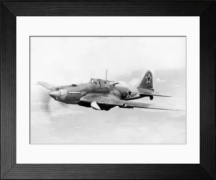 Framed Print : Ilyushin Il-2M -vulnerable to attack from behind, the r Framed Print : Ilyushin Il-2M -vulnerable to attack from behind, the r
