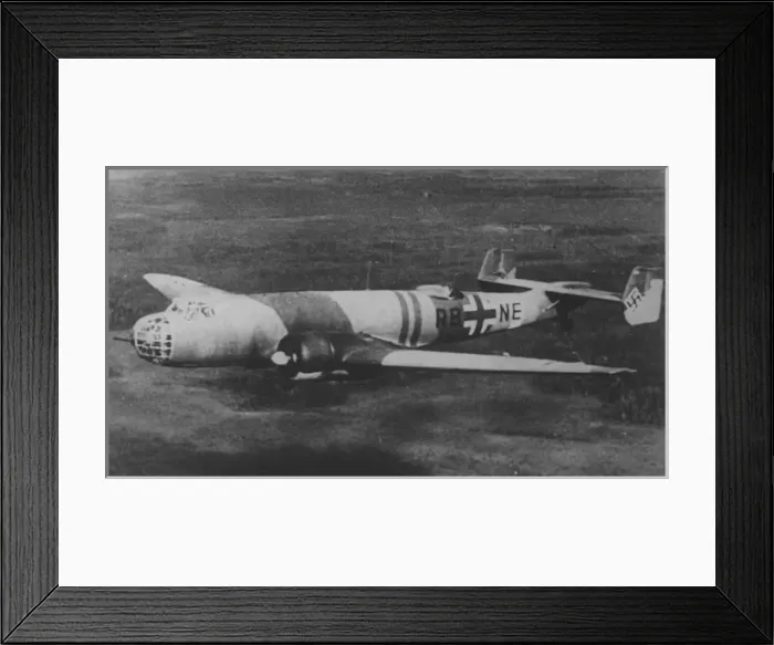 Framed Print : Junkers Ju 86G -although relegated to training, some we Framed Print : Junkers Ju 86G -although relegated to training, some we