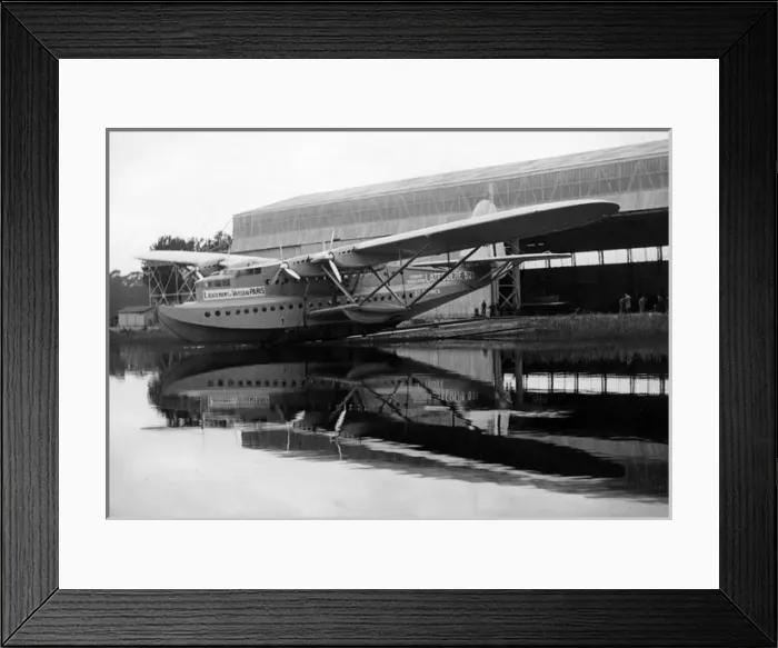 Framed Print : Latecoere 521 (forward view) on slipway, 9 Feb 35 Framed Print : Latecoere 521 (forward view) on slipway, 9 Feb 35