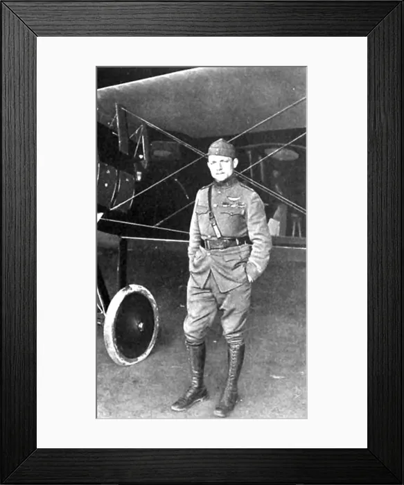 Framed Print : Lufbery, Raoul Jervais, Pilot with Lafayette Esc prior Framed Print : Lufbery, Raoul Jervais, Pilot with Lafayette Esc prior