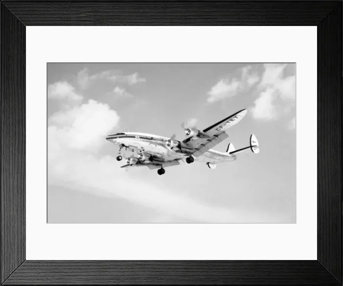 Framed Print : Lockheed 1049H Super Constellation of Trans Canada Airl Framed Print : Lockheed 1049H Super Constellation of Trans Canada Airl